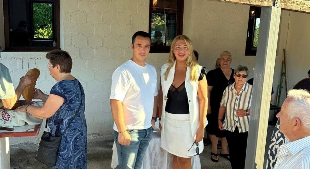 Στην Κερασούλα στον Εσπερινό της Αγίας Παρασκευής η Πηνελόπη Μαγκούρα
