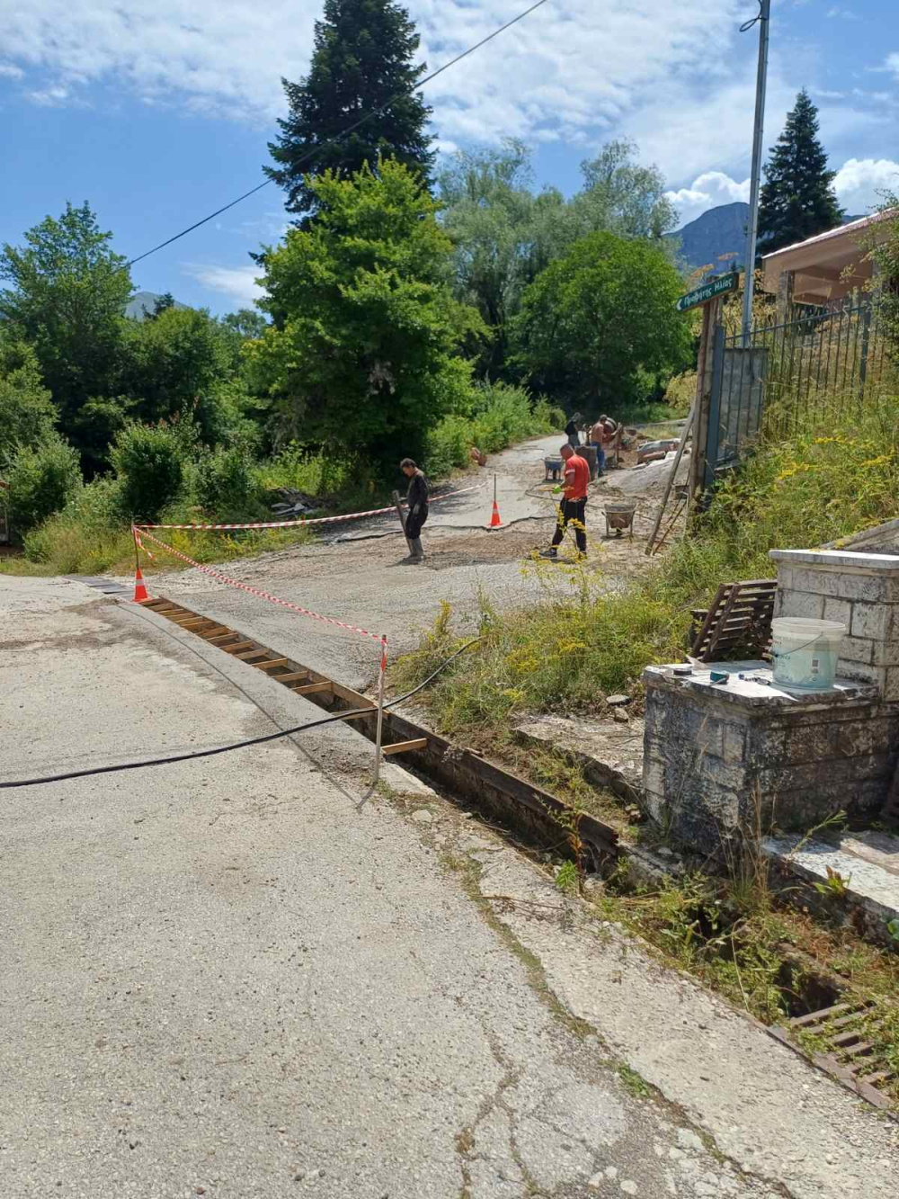 Παρεμβάσεις βελτίωσης εσωτερικού οδικού δικτύου Κρανιάς από τον Δήμο Μετεώρων