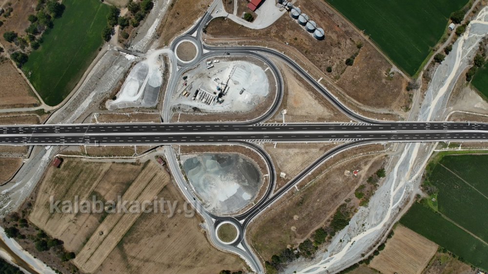 Ε65 – Drone Video από τον Ανισόπεδο Κόμβο Οξύνειας στην Μύκανη – Καλαμπάκα – Γρεβενά