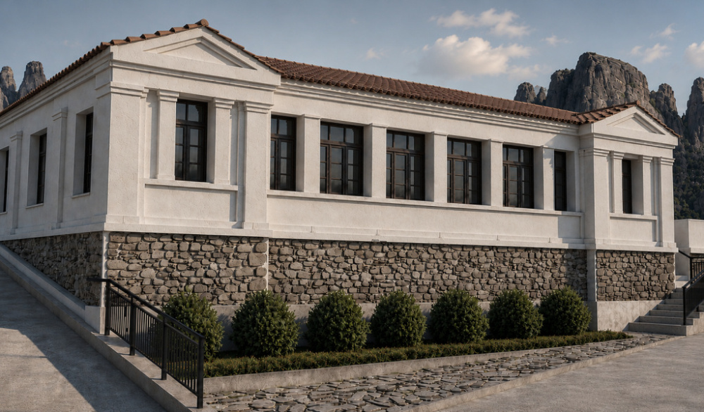 Έναρξη των εργασιών αποκατάστασης του ιστορικού κτηρίου της Κωνσταντίου Σχολής Καλαμπάκας